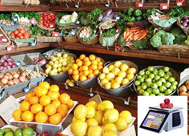 Fruits and vegetables | weighing retail